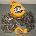 Harrington Manual Chain Hoist CF015-20, 20FT Lift, Hook Mount, Wll 1.5T / 3000LB. Fixed Price $399.95.