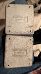 2) S1002G Crouse Hinds 2-GANG Plates Please Read. Fixed Price $20.00.
