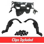Fender Liner & Undercover Set W/ Clips For Us Built 2008-2012 Honda Accord Sedan. Fixed Price $69.34.