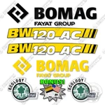 Fits Bomag BW120AC-5 Decal Kit Roller 7 Year Outdoor 3M Vinyl!. Fixed Price $79.95.