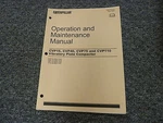 Caterpillar CVP16 CVP40 Vibratory Plate Compactor Owner Operation Manual. Fixed Price $71.72.