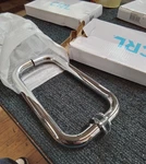Crl Series 8" Tubular Back To Pull Handle Polished Chrome BM8X8CH New. Fixed Price $24.99.