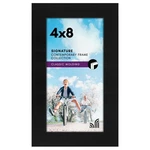 Americanflat Picture Frame With Shatter-resistant Glass 4X8, Black. Fixed Price $16.99.