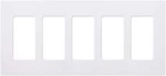 Lutron Claro Light Switch Cover 5 Gang Wallplate, For Decorator White. Fixed Price $44.74.