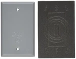 Taymac BC100S Weatherproof Metallic Device Cover, Blank, Single Gang, Gray. Fixed Price $5.65.