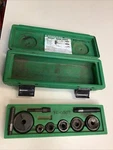 Greenlee Ratchet Knockout Partial Punch Driver Set 1806 As Shown. Fixed Price $38.00.