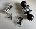 Bronze Door Knob Interior Lockset Ultra Security Privacy Ball. Fixed Price $16.99.