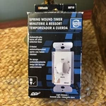 Woods Pro Spring Wound 60 Minute White Timer 59718 Light Almond New. Fixed Price $16.99.