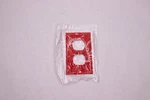 Leviton 1-GANG Duplex Device Receptacle Wallplate Nylon Red 80703-R. Fixed Price $6.26.