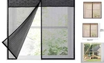 Ecyc Window Screen Self-adhesive Invisible (width HIGH)80X100CM Black. Fixed Price $41.44.