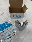 Crl SGC90CH Polished Chrome Square Degree Glass-to-glass Clamp. Fixed Price $30.00.