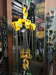 1 Ea. Harrington CB200-20 20-TON Chain Hoist With 20' Lift W/ Load Cert. Fixed Price $5384.50.