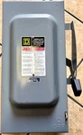 Square / DU323 General Duty Safety Switch 100A 240V 3-POLE Non-fusible Nema. Fixed Price $60.00.