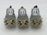 (1) Square Selector Switch 3-POSITION Maintained W/9001KA1 Contact Block. Fixed Price $24.99.