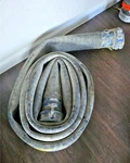Heavy Duty Dry Cement Discharge Hose 4"X20' Low Used In Good Condition. Fixed Price $134.00.