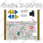 Fits Genie Z-80/60 Decal Kit Articulated Boom Lift Z8003-101 To Z8016-5829. Fixed Price $274.95.