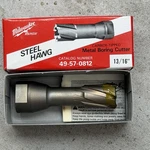 Milwaukee Tool 49-57-0812 13/16" Threaded Steel Hawg Cutter. Fixed Price $49.99.