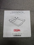 Surplus Brixwell Cdt 1210B Drop Deal Tray 12"X 10" Brushed Stainless Steel. Fixed Price $60.00.