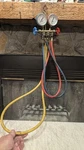 Yellow Jacket Test And Charging Manifold Gauges Imperial Hoses R12 R22 R502. Fixed Price $55.00.