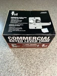 Tell CTL881 Storeroom Lever Trim For 8000 Series Exit DEVICES-US26D Satin EX1005. Fixed Price $54.00.
