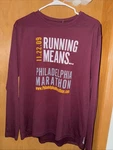Endurafit Philadelphia Marathon 11.22.09 Long Sleeve Kick Asphalt SHIRT(B68). Fixed Price $29.99.