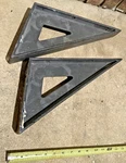 Swim Platform Step Brackets Marlon Fixed 7-1/2" Transom 13" Deck Black Boat Pwc. Fixed Price $69.99.