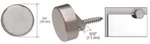 Crl Brushed Nickel Round Mirror Clips - Set. Fixed Price $27.99.