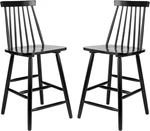 Beaufort Black Spindle Back Counter Stools - 24" Height, Set Of. Fixed Price $312.99.