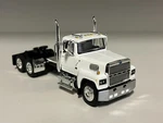 Dcp White Ford Ltl 9000 Day Cab 1/64 New No Box. Fixed Price $64.00.
