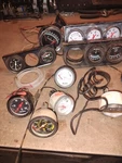 Assortment Of Aftermarket Gauges. Fixed Price $50.00.