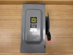 Square D H-362-RB Safety Switch H362RB Series F1. Fixed Price $429.77.
