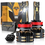 Auxbeam Gx H11 Led Headlight Kit High Low White Bulb 120W 110W 90W 72W 52W. Fixed Price $31.99.