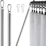 Greeily Pull Wand Drapery Rod For Curtains 2 Pack Adjustable. Fixed Price $24.81.