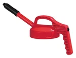 Oil Safe 100308 Stretch Spout Lid, W/0.5 In Outlet, Red. Fixed Price $71.40.