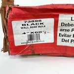 M-d Building Products 73896 4" X 60FT Wall Base Black. Fixed Price $42.95.