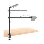 Overhead Camera Mount Table Stand With 2 Section Telescopic Arm, 13"-33" Adju.... Fixed Price $62.41.