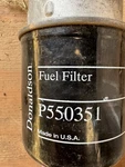 Donaldson Fuel Filter P550351. Fixed Price $10.00.