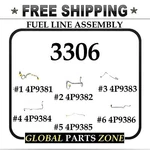 Caterpillar 3306 Fuel Line Kit 1-6 Set 4P9381 4P9382 4P9383 4P9384 4P9385 4P9386. Fixed Price $133.68.