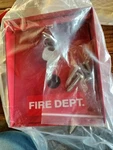 Fire Department Lock Box EFB-2010 Knox KS-2 Key Cylinder Dept. Nib. Fixed Price $70.00.