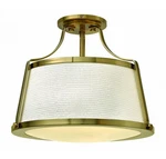 Hinkley 3521BC 13" 3-LIGHT Semi-flush Mount Brushed Caramel. Fixed Price $399.00.