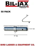 (50 Pack) Bil-jax Scaffolding Coupling Pin 1-7/16"OD 9"L & Spring Rivet. Fixed Price $280.00.
