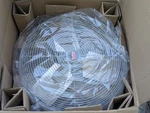 Dayton 1VCE8D Standard Duty Industrial Fan, 24" Blade Dia., Speed 1VCF3 Read. Fixed Price $150.00.