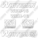 Whiteman WBH-16 Decal Kit Concrete Buggy- Aftermarket. Fixed Price $84.95.