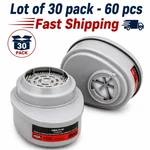 30 Pack (60) Msa Advantage GMA-P100 Respirator Cartridges Organic Vapor 815362. Fixed Price $499.00.