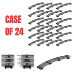Case Of 24 O-36 Curve Gauge Tubular Train Tracks, High Tensile Strength New. Fixed Price $96.99.