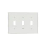 Eaton Wiring Devices 2141W-BOX Wallplate 3G Toggle Thermoset Std Wh 15EA. Fixed Price $33.28.