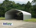 Steel Residential Carport 16X20X12 Pitched Roof Atv Motorcycle Cover Building. Fixed Price $4950.00.