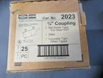 Hubbell (2023) 3/4" Steel Set Screw Conduit Coupling - Lot Of 25. Fixed Price $21.95.