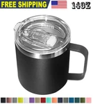 14OZ Coffee Mug Slider Stainless Steel Vacuum Double Wall Insulation Tumbler. Fixed Price $60.20.