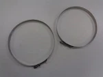 Voss Set Of (2) T40H-75-900-ZA Stainless Steel Hose Clamp 9" Marine Boat. Fixed Price $11.97.